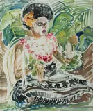 Margaret Coen, Study from the Pacific Islanders series, c