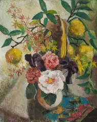 George Duncan, Still Life, Oil on Ply