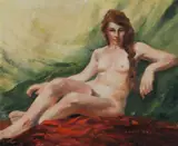 Allan Waite, Reclining Nude