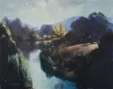 Allan Waite, Evening on the 'Bidgee',' Cooma Area