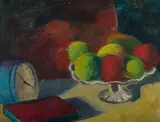 Roland Wakelin, Still Life with Clock