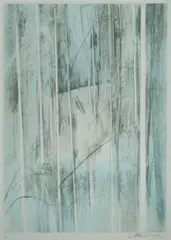 Untitled (Shoalhaven Forest) by Arthur Boyd, Lithograph 31/90, sold May 2020