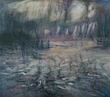Christopher Gentle, Central Australian Landscape, 1989, Oil on Canvas