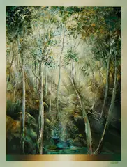 The Hours before Sunset by David Voigt, Acrylic on Canvas, sold May 2020
