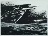 Mandy Martin, Spearhead, 1983, Acrylic & Metallic Paint on Paper