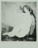 Dreams by Norman Lindsay, Facsimile Etching 425/550, sold May 2020