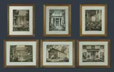 Hardy Wilson, (6), Various Lithographs. 'Old Tirranna, Goulburn, NSW;' 'Wivenhoe, Cobbity, NSW;' 'Fernhill, Mulgoa, NSW;' 'Old Government House, Parramatta, NSW;' 'Davey St, Hobart;' & 'St Mathew's Church, Windsor, NSW.' Lithograph (6), 24x32cm (3), & 32x24cm (3)