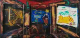 Rodney Pople, Untitled - Three Panels, Oil on Panel