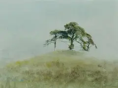 Robert Ingpen, Sealake Summer, Mallee, W/Clr & Mixed Media on Paper