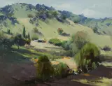 Allan Waite, Morning, near Wyangala, Oil on Canvas on Board