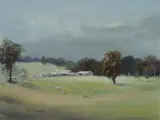 Lantern Hill, near Essex by Allan Waite, Oil on Canvas on Board, sold May 2020