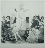 Fortune's Fools by Norman Lindsay, Facsimile Etching 184/550, sold May 2020