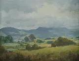 John Charles Allcot, Landscape with Homestead