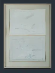 Bill Brown, LS 14 & 15,' 22/3/, 1975, Coloured Pencil on Paper