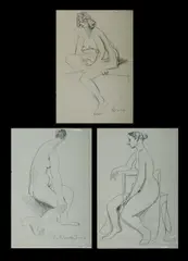 (3) by Michael Kmit, Pencil (3), sold May 2020