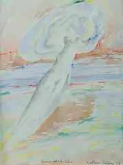 Robin Wallace-Crabbe, Venus Into Bivalve, 1980, W/Clr & Gouache