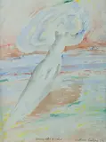 Robin Wallace-Crabbe, Venus Into Bivalve, 1980, W/Clr & Gouache