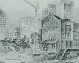 Cedric Emanuel, Cumberland Street [Sydney]' July, 1981, Pencil