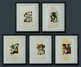 Joan Miró, (5), Colour Woodcut (5) ed 100