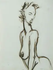 Clive Barker, Untitled 117, 1991, Ink & Pastel on Paper