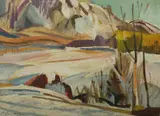 Albert Edward Cloutier, New Piedmont, Que. [Quebec]' c, 1960, Oil on Canvas Board