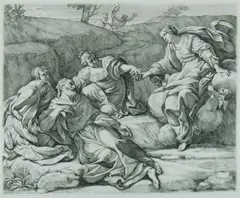 Jacobus De Rubeis, San Augustini, Roma, Etching