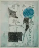 Shōichi Hasegawa, Fossile, 1973, Aquatint E/A 4/20