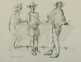 Russell Drysdale, At the Bar