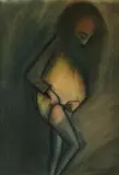 Robert Dickerson, Phoebe Dressing, 1970s, Pastel