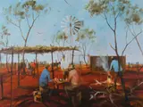 Hugh Sawrey, The Camp at the Seven Mile