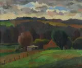 Alison Rehfisch, Cottage in the Trees