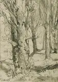 Hans Heysen, Poplars on the Torrens