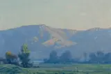 Warwick Fuller, First Light, Kangaroo Valley, 1991, Oil on Board