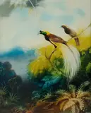 Blake Twigden, Birds of Paradise, 1976, Oil & Acrylic on Board