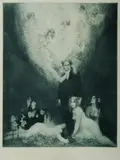 C Sharp Minor Quartet by Norman Lindsay, 1927, Etching, Engraving & Stipple 50/55, sold Mar 2020