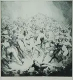 Dance by Norman Lindsay, 1923, Etching & Stipple 5/55, sold Mar 2020