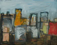 Max Cullen, Behind the Garret, 2002, Oil on Canvas