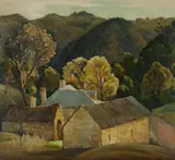 John Roy Eldershaw, Below Braidwood, Oil on Canvas on Board