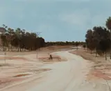 Ray Crooke, Remote Road, likely Cape York, W/Clr & Gouache