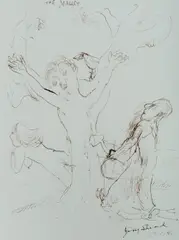 The Malley by Garry Shead, 2002, Pen & Ink, offered Mar 2020