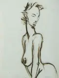 Clive Barker, Untitled 117, 1991, Ink & Pastel on Paper