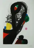 Joan Miró, La Veuve du Corsaire,' from 'The People, Aquatint & Carborundum 18/60