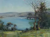 Ken Knight, South Coast, Oil on Canvas Board