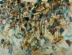 Ridge with Scrub by David Rankin, 1989, Oil on Canvas, sold Mar 2020