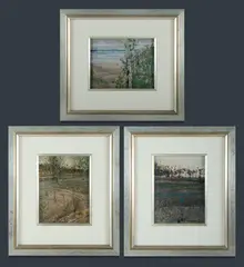 Clem Millward, (3), Oil on Canvas on Board (3)