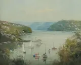 Robert Hagan, Quiet Bay with Yachts