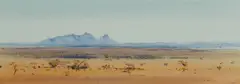 John Leo Borrack, Distant Mount Sonder, W/Clr & Gouache