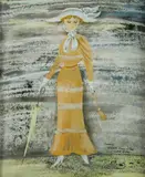 Cedric Flower, Doreen - Beach Scene Entrance, Sentimental Bloke, Mixed Media