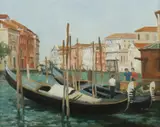 Henry Hanke, Gondola Ferry, Grand Canal [Venice]