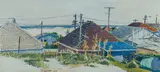 Tom Carment, Botany Bay, 1980, Gouache